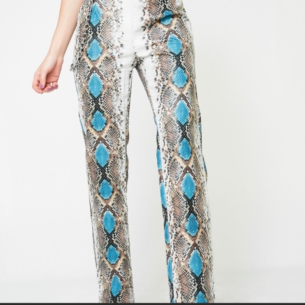 Iamgia python pant- blue
